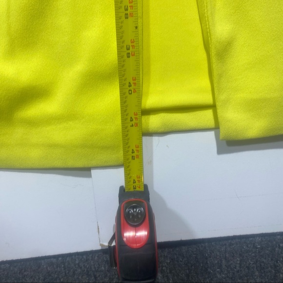 Dress the Population Alana Bodycon Midi Dress InThe Color Lemongrass NWT L *Flaw - Picture 14 of 15